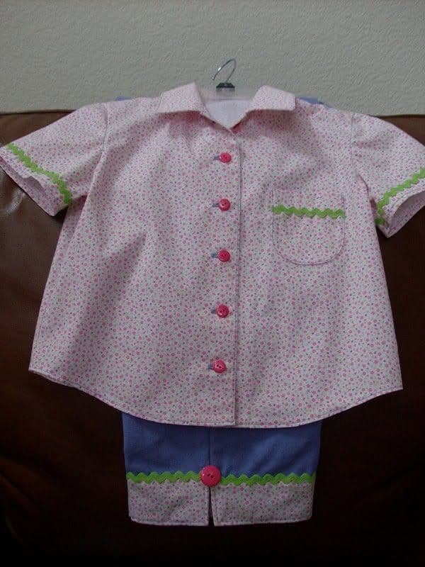 Kids Floral Button-Up and Shorts Set