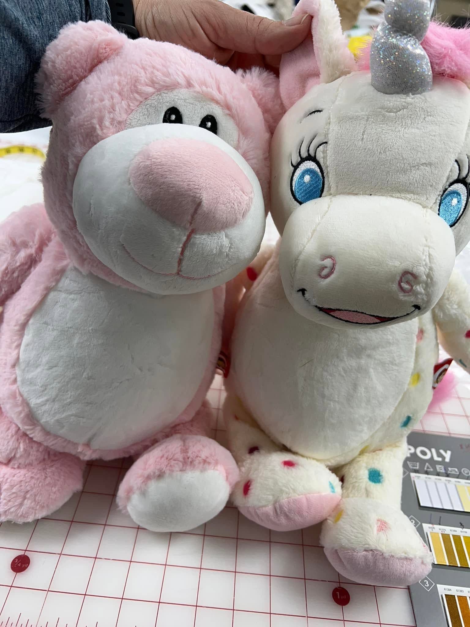 Custom Embroiderable Cubbies Plush Toys